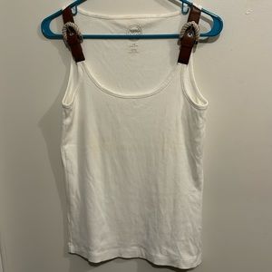 Michael Kors Buckle Tank Top Size M